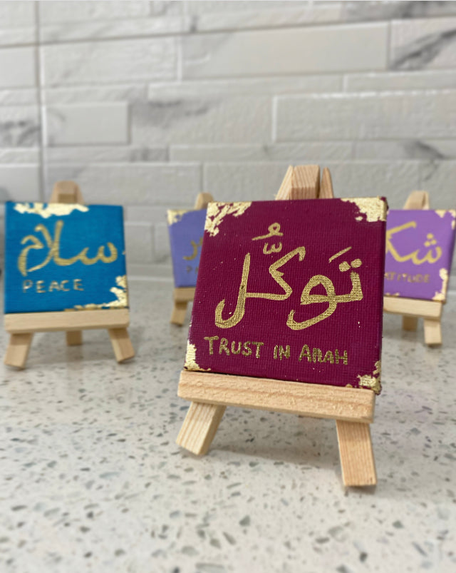 Mini Easel Paintings